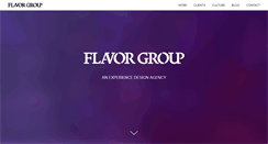 Desktop Screenshot of flavorgroup.com